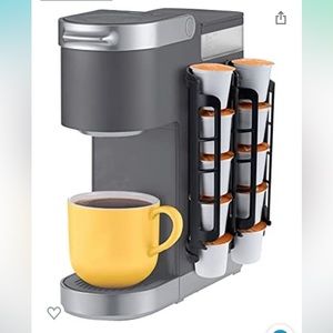 STORAGENIE Coffee Pod Holder for Keurig K-cup,  (2 Pack/For 10 K Cups, Black)